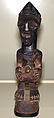 Figure, Wood, metal, Luba or Songye peoples