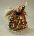 Cap with Feathers, Wool, feathers, Arica