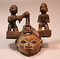 Helmet Mask (Gelede), Falola Edun (ca. 1930–1971, Idahin, Republic of Benin), Wood, pigment, Yoruba peoples, Ketu group