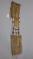 Pipe Bag, Leather, cloth, glass beads, Cheyenne