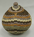 Lidded Basket, Reuben Ndwandwe South African, Ilala palm