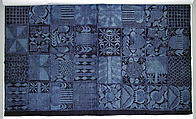 Ibadandun Wrapper (Adire Eleko), Yoruba artist, Cotton, Yoruba peoples