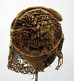 Pwo (female) mask, Chokwe artist, Wood, plant fiber, pigment, fur, metal, Chokwe peoples