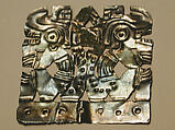 Plaque with figures, Silver, Colima (?)