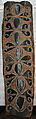 Painting from a Ceremonial House Ceiling, Sakwal, Amachi Kalaba, Sago palm spathe, paint, Kwoma