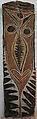 Painting from a Ceremonial House Ceiling, Yuanei, Abgwala Kalaba, Sago palm spathe, paint, Kwoma, Abgwala Kalaba clan