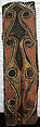Painting from a Ceremonial House Ceiling, Yuanei, Abgwala Kalaba, Sago palm spathe, paint, Kwoma, Abgwala Kalaba clan