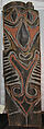 Painting from a Ceremonial House Ceiling, Yinongwut, Sunggwei Wanyi, Sago palm spathe, paint, Kwoma, Sunggwei Wanyi clan