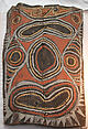 Painting from a Ceremonial House Ceiling, Abwiyeti, Wanyi, Sago palm spathe, paint, Kwoma