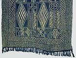 Royal Display Cloth (Ndop), Cotton, indigo dye, Cameroon