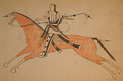 Maffet Ledger: Drawing, Graphite, watercolor, and crayon on paper, Southern and Northern Cheyenne