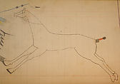 Maffet Ledger: Drawing, Graphite, watercolor, and crayon on paper, Southern and Northern Cheyenne