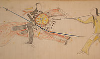 Maffet Ledger: Drawing, Graphite, watercolor, and crayon on paper, Southern and Northern Cheyenne