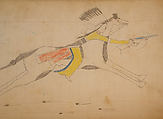 Maffet Ledger: Drawing, Graphite, watercolor, and crayon on paper, Southern and Northern Cheyenne