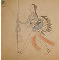 Maffet Ledger: Drawing, Graphite, watercolor, and crayon on paper, Southern and Northern Cheyenne