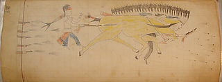 Maffet Ledger: Drawing, Graphite, watercolor, and crayon on paper, Southern and Northern Cheyenne