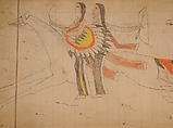 Maffet Ledger: Drawing, Graphite, watercolor, and crayon on paper, Southern and Northern Cheyenne