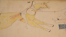 Maffet Ledger: Drawing, Graphite, watercolor, and crayon on paper, Southern and Northern Cheyenne