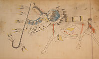 Maffet Ledger: Drawing, Graphite, watercolor, and crayon on paper, Southern and Northern Cheyenne