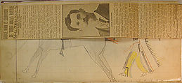 Maffet Ledger: Indian, Gun, and Horse, Graphite, watercolor, and crayon on paper, Southern and Northern Cheyenne