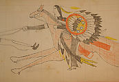 Maffet Ledger: Drawing, Graphite, watercolor, and crayon on paper, Southern and Northern Cheyenne