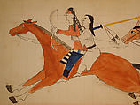 Maffet Ledger: Drawing, Graphite, watercolor, and crayon on paper, Southern and Northern Cheyenne