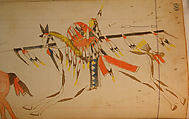 Maffet Ledger: Drawing, Graphite, watercolor, and crayon on paper, Southern and Northern Cheyenne