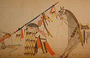 Maffet Ledger: Drawing, Graphite, watercolor, and crayon on paper, Southern and Northern Cheyenne