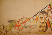 Maffet Ledger: Drawing, Graphite, watercolor, and crayon on paper, Southern and Northern Cheyenne