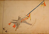 Maffet Ledger: Drawing, Graphite, watercolor, and crayon on paper, Southern and Northern Cheyenne