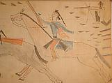 Maffet Ledger: Drawing, Graphite, watercolor, and crayon on paper, Southern and Northern Cheyenne