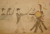 Maffet Ledger: Drawing, Graphite, watercolor, and crayon on paper, Southern and Northern Cheyenne