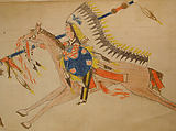 Maffet Ledger: Drawing, Graphite, watercolor, and crayon on paper, Southern and Northern Cheyenne