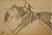 Maffet Ledger: Drawing, Graphite, watercolor, and crayon on paper, Southern and Northern Cheyenne