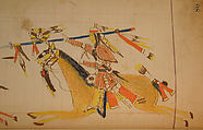 Maffet Ledger: Drawing, Graphite, watercolor, and crayon on paper, Southern and Northern Cheyenne