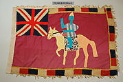 Appliquéd Battalion Flag (Asafo), Cotton, Fante peoples