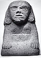 Kneeling Female Figure, Basalt, pigment, Mexica (Aztec)