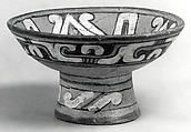 Pedestal Bowl, Ceramic, pigment, Isla de Sacrificios