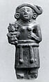 Female Figure with Child, Ceramic, Mexica (Aztec)