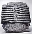 Head of a Water Deity (Chalchiuhtlicue), Basalt, Mexica (Aztec)