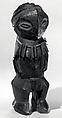 Figure: Female, Wood, raffia, iron, camwood pigment, Ngbaka