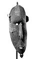 Mask, Wood, pigment, Sawos