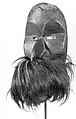 Face Mask (Go Ge or Go Glih), Wood, fur, sacrificial material, copper alloy, iron, string, pigment, Dan peoples