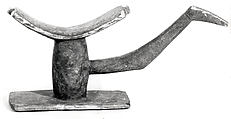 Headrest, Tellem blacksmith, Wood, Tellem peoples