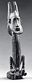 Figure: Seated Male (Nommo), Dogon blacksmith, Wood, Dogon peoples