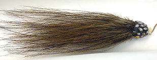 Tassels, Cassowary feathers, resin, seeds, fiber, Asmat people