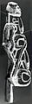 Canoe Prow, Wood, paint, sago palm leaves, Asmat people