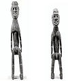 Finial from a Paddle, Powombower, Wood, Asmat people