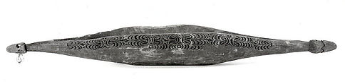 Bowl, Wood, fiber, Asmat people