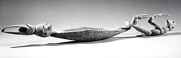 Bowl or Canoe Model, Wood, paint, Asmat people